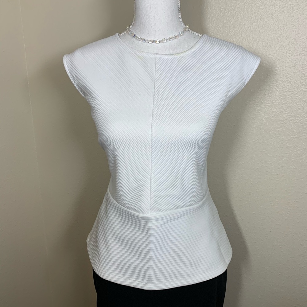 Liz Claiborne peplum top
